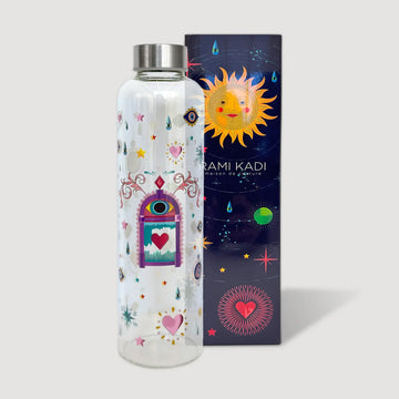 Celestial Glass Bottle - Cosmic Harmony